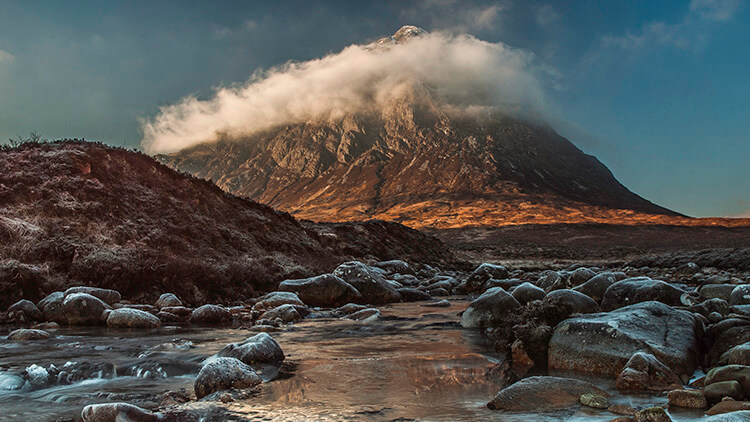 Vista della Valle di Glencoe (Highlands)