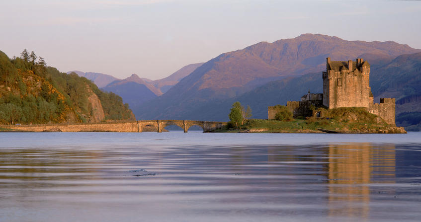 Atardecer en el Eilean Donan