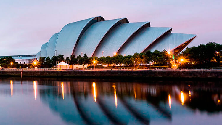 Padiglione eventi SSE Hydro conosciuto come 