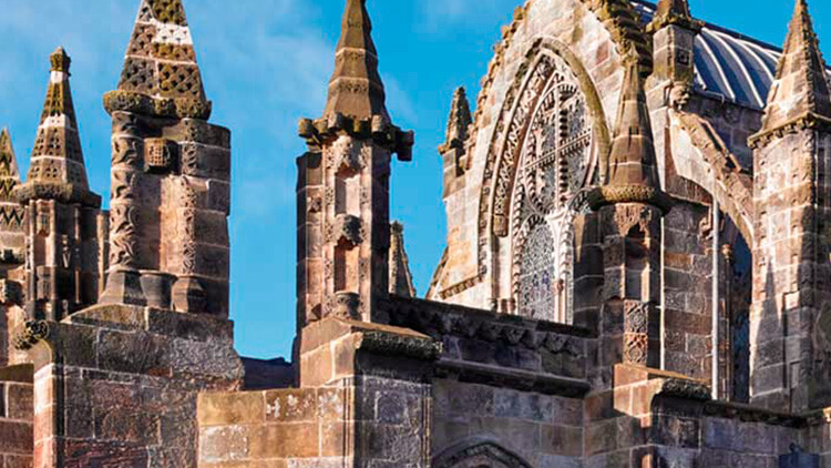 Dettagli della cappella di Rosslyn