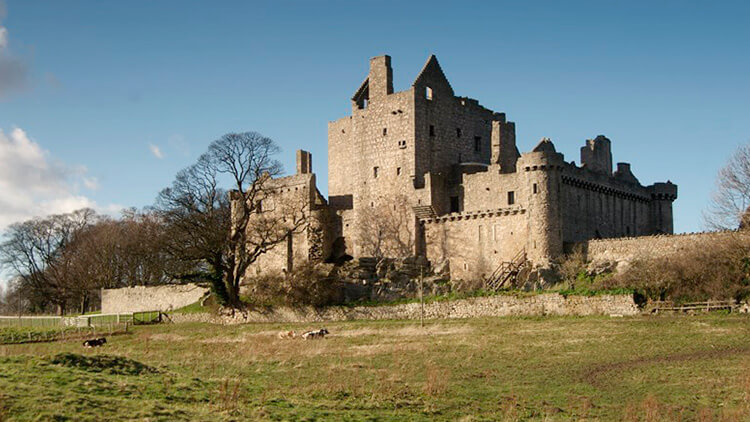 Craigmillar Castle dall'esteriore