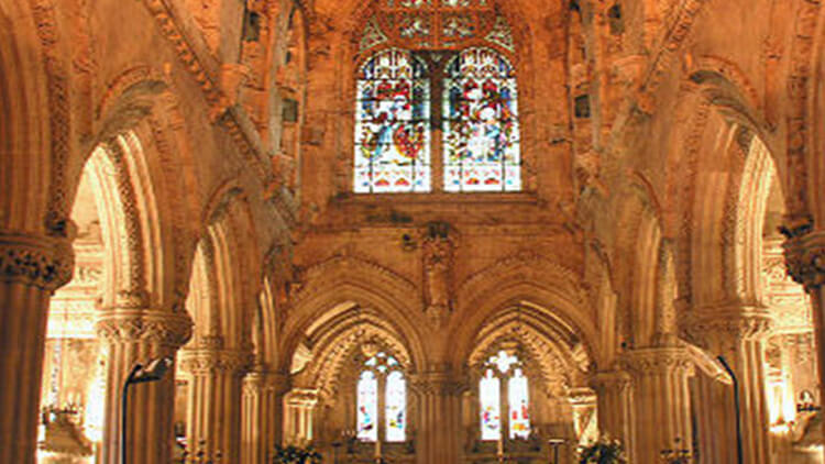 Interiore della cappella di Rosslyn