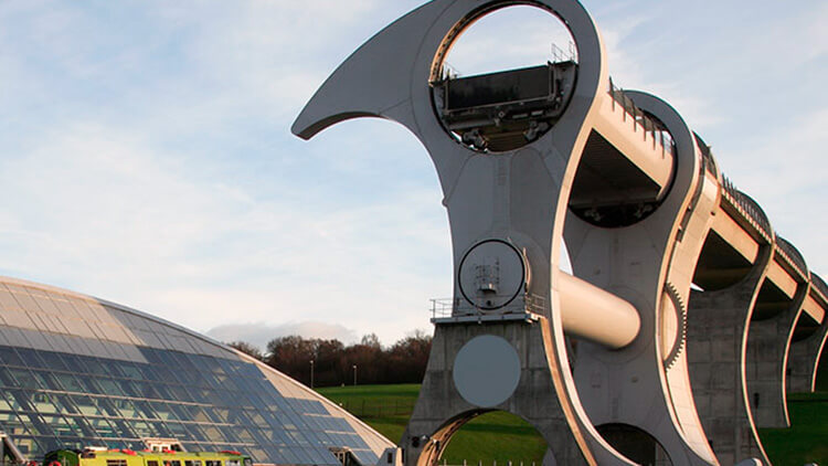 Un grande esempio di ingegneria, la ruota di Falkirk