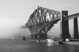 nebbia edimburgo Forth Rail Bridge