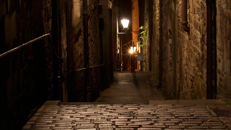 Uno dei vicoli della città antica