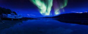 L’aurora boreale in Scozia