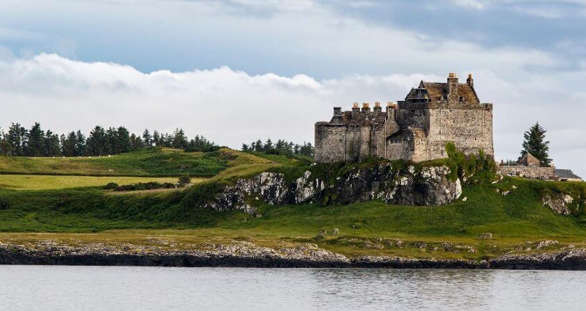 Duart Castle en la Isla de Mull, Escocia