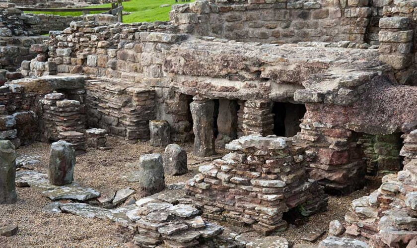 Costruzione dell'accampamento romano