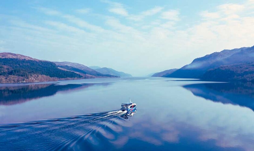 Il Lago Ness dall'alto