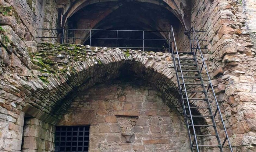L'interno del Castello di Blackness