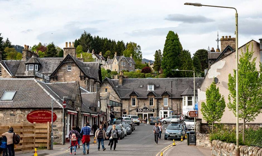 Pitlochry al ritorno dal Lago Inverness