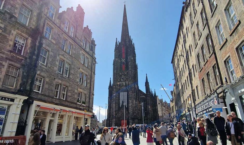 Royal Mile di Edimburgo nel free tour