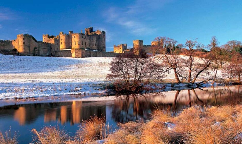 Tour dei castelli inglesi e di Harry Potter con la neve