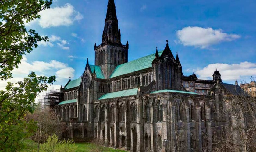 Vista della Cattedrale di Glasgow