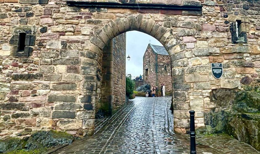 Entrata del castello di Edimburgo
