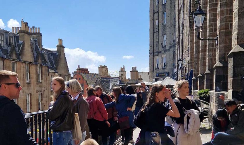 Sosta della visita guidata a Victoria Terrace
