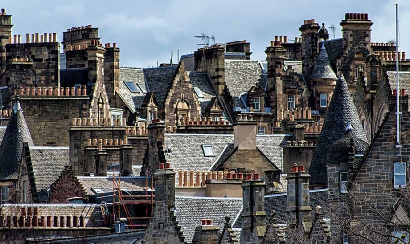 Tetti della Old Town di Edimburgo