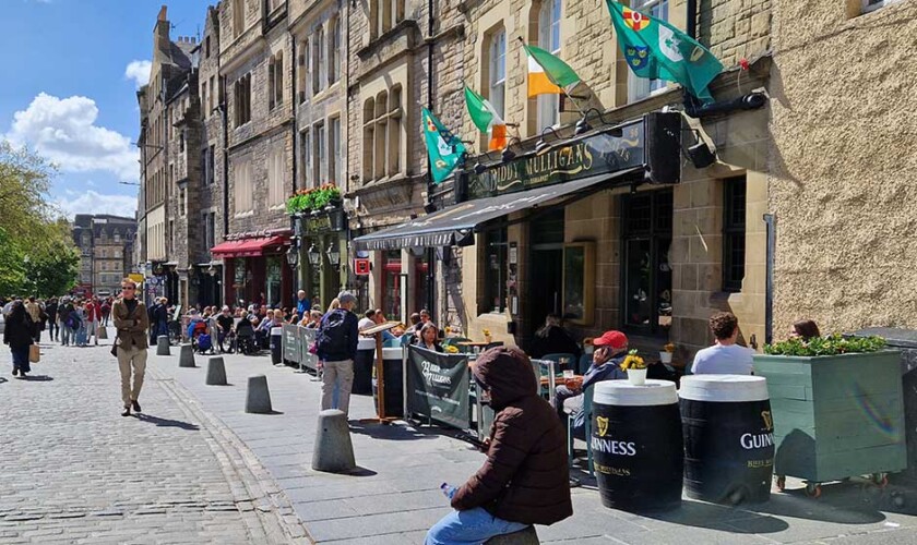 Terrazze di Grassmarket a Edimburgo