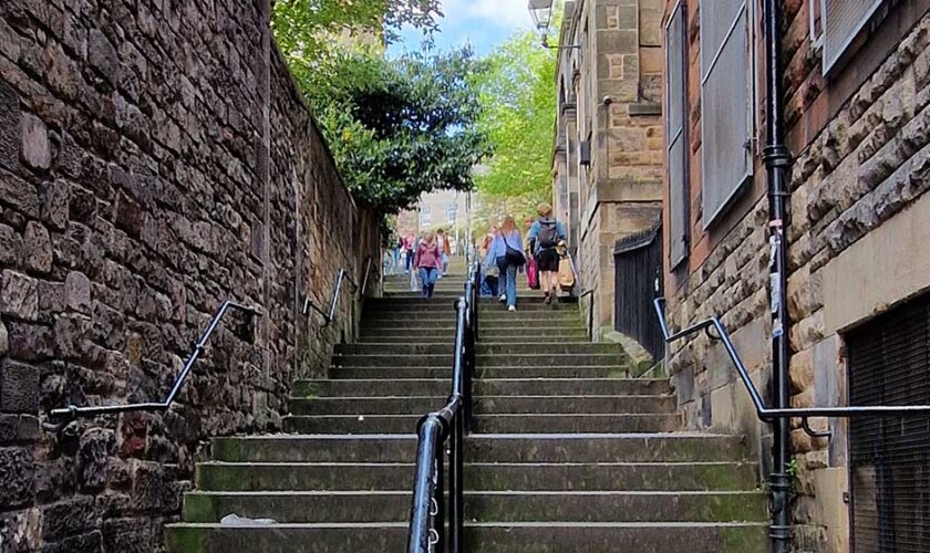 The Vennel nel free tour di Edimburgo